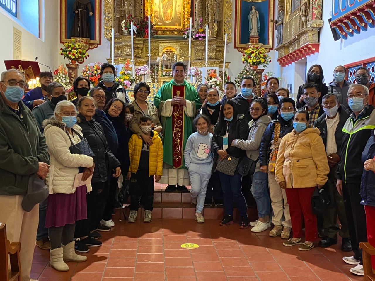 Peregrinación Visita Virgen del Topo en Tunja 
